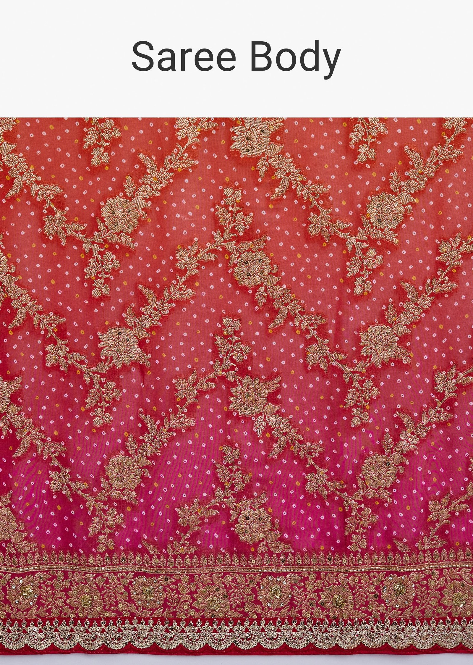 Rani Pink Festive Woven Dola Silk Saree - Image 9